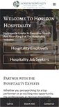 Mobile Screenshot of horizonhospitality.com